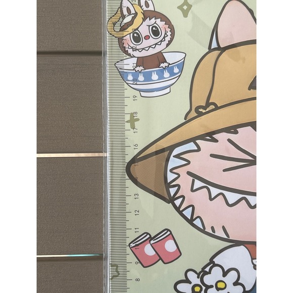LABUBU Clipboard Ruler Cute Cartoon Character Design - Picture 3 of 4